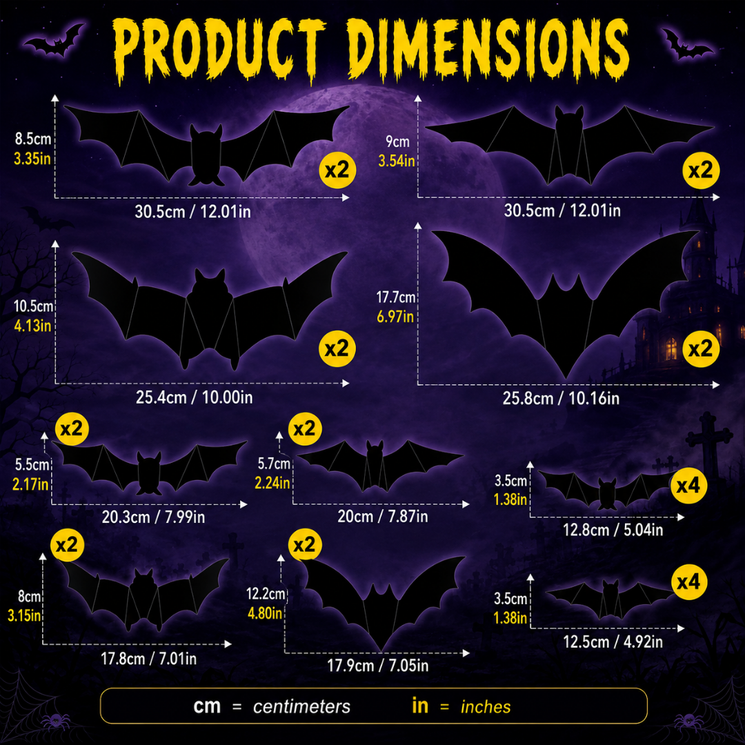BatGlow™ – LED Flying Bats